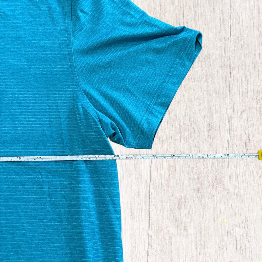 Izod Golf Turquoise Light Weight Polo Mens Size L - Picture 3 of 5